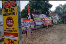 Usai Ungkap Kasus, Halaman Polsek Madang I Dibanjiri Karangan Bunga Ucapan Terima Kasih Warga