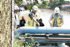 Bupati OKU Timur Enos Tinjau Jembatan hingga Pintu Air Bersama PUTR dan BBWSS VIII