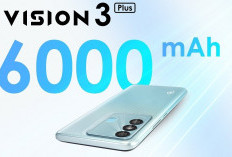 Itel Vision 3 Plus: Layar 6.6 Inci HD+ Super Tajam, Baterai 5000mAh Tahan Seharian