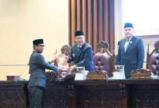 Wagub Hadiri Paripurna DPRD Sumsel Bahas Laporan Hasil Pembahasan LKPJ Gubernur 2024