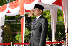 Bupati OKU Timur Lanosin Pimpin Upacara Peringatan hari Lahir Pancasila