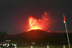 Gunung Lewotobi Laki-Laki Kembali Erupsi, Warga Diminta Waspada
