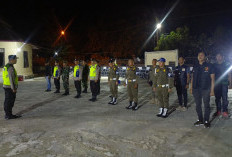 Kapolsek Cempaka AKP Romi Pimpin Patroli Pengamanan Lebaran