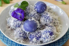 Langkah Bikin Klepon Bunga Telang yang Nikmat