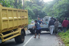 Diduga Sopir Mengantuk, Grand Max Masuk Parit di Warkuk Ranau Selatan