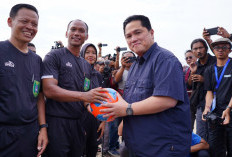 Hadiri Piala Bola Pantai Indonesia, Erick Thohir Soroti Potensi Sportainment