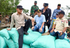 Wamendagri Bima Arya Tinjau Irigasi di Banyuasin, Tegaskan Pentingnya Perbaikan Irigasi 