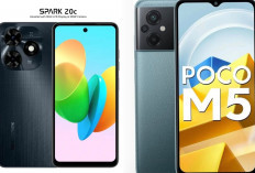Adu Tecno Spark 20C NFC vs POCO M5: Harga Beda 200 Ribu, Baik Pilih Mana?