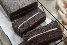 Resep Cake Ketan Hitam Lapis Keju yang Cantik, Bahan Sederhana Ide Cemilan Keluarga 