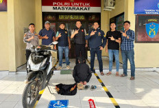 Bawa Kabur Sepeda Motor Pedagang Es, Seorang Pria Diringkus Polsek Belitang I 
