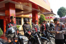Kapolres OKU Timur Cek Kendaraan Dinas, Pastikan Sarana Operasional Siap Mendukung Tugas Kepolisian