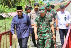 Jembatan Gantung Garuda di Desa Pusar Diresmikan, Akses Warga Makin Mudah