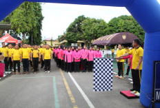 Polres OKU Timur Gelar Jalan Santai Bersama