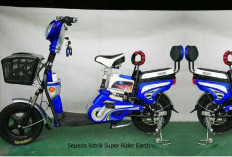 Dengan Jarak Tempuh 40 KM, Sepeda listrik Super Rider Earth Dibandrol Harga Rp4 Jutaan