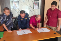 Lapas Martapura MoU Bersama Diskannak OKU Timur Sekaligus Beri Sertifikat Apresiasi 