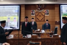 DPRD OKU Gelar Paripurna PAW,Dadang Wijaya Resmi Dilantik