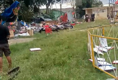OKU Timur Dilanda Cuaca Ekstrem, Area Pasar Malam Porak Poranda 