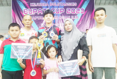 Kevin Maulana dari PB Chenara Vinlan Tanjung Batu Juarai Kejurda Bulutangkis Bupati Ogan Ilir Cup 2023