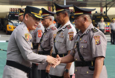 Kapolres OKU Timur Pimpin Serah Terima Jabatan Kabag dan Kasat