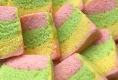 7 Langkah Mudah Buat Bolu Kukus Pelangi, Makanan Lezat Disukai Anak