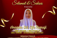 Siswi SMPN 2 Belitang II Siti Elfa Famuji  Lolos Sebagai Finalis LS2N 