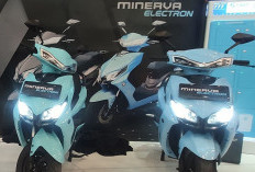 Minerva Electron M1, Motor Listrik dengan Harga Merakyat Banyak Pilihan Warna