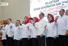 Lantik Pengurus PMI Palembang, Feby HD Serukan Dedikasi Tanpa Batas