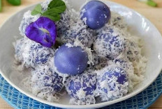 Resep Klepon Bunga Telang Lumer Dimulut