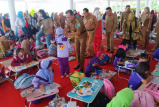 Ratusan Peserta Siswa Meriahkan Lomba Mewarnai Harian OKU Selatan