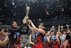 Red Sparks Kalahkan Indonesia All Star 3-2 di Laga Eksibisi Fun Volley Ball 2024