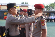 28 Personel Polres OKU Timur Naik Pangkat, Kapolres: Berikan Layanan Prima 