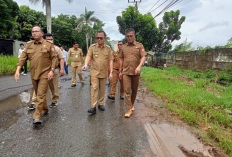 Jalan OPI Segera Diperbaiki, Penjabat Bupati Banyuasin Tinjau Lokasi Langsung