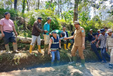 Ikut Kegiatan Gotong Royong, Bupati OKU Selatan Bantu Perbaiki Jalan Rusak