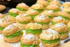 Langkah Mudah Buat Makanan Dirumah, Resep Sus Vla Pandan yang Lembut dan Lumer
