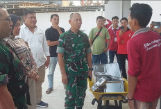 Danpuslatpur Bersama Dankolat Tinjau Dapur Sehat Komering Milik Ketua APJI OKUT