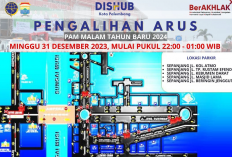 Malam Tahun Baru 2024 Jembatan Ampera Ditutup, Polisi-Dishub Alihkan Arus