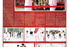 Paskibraka OKU Timur Sukses Kibarkan  Sang Saka Merah Putih 