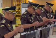 Kepala Kejati Sumsel Lantik Sejumlah Pejabat Baru, Mulai dari Asintel hingga Kajari