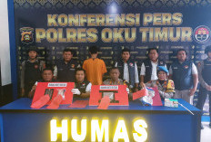 Satresnarkoba Polres OKU Timur Hadirkan DS Beserta Barang Bukti 832 Ektasi 