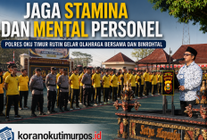 Jaga Stamina dan Mental Personel, Polres OKU Timur Rutin Gelar Olahraga Bersama dan Binrohtal