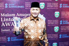 Apriyadi Dinobatkan Kepala Daerah Inovatif Tahun 2023