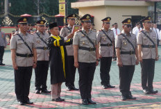 Polres OKU Timur Gelar Sertijab, Empat Kapolsek dan Kasat Binmas Dimutasi