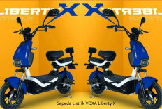 Butuh Kendaraan dengan Kemampuan Mengaspal hingga 45 KM, Sepeda Listrik VOXA Liberty X usung Baterai Jumbo