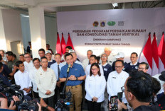 AHY Resmikan Program Perbaikan Rumah dan Konsolidasi Tanah Vertikal Rumah Susun Cinta Damai di Jakarta Pusat