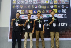 Tiga Atlet MTsN 4 Raih Emas di Kejuaraan Taekwondo Sumsel