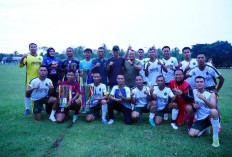 Kalahkan Tornado FC 2-1, Tim Sepak Bola Puslatpur Raih Juara Satu Liga Martapura 2026