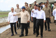 Presiden Prabowo dan Mentan Amran Pimpin Tanam Padi  Serentak di 14 Provinsi