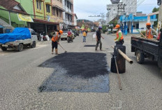 Respons Cepat Abusama, Jalan Pusat Kota Muaradua Mulai Diperbaiki
