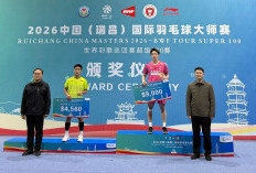 Bagas Shujiwo Finis Runner-up di Ruichang China Masters 2026
