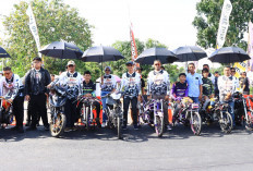 300 Dragster Adu Kecepatan di Open Championship Drag Bike Polres OKU Timur 2025